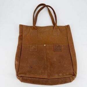 Raven + Lily Brown Leather Tote Market Shoulder Bag